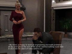 Milfylicious: Hot MILF Blows off Her Master's Big Cock - Episode 1
