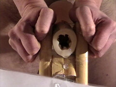 Long Fleshlight Pussy Stand Fuck Masturbation