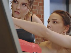 Divertente, Lesbica, Terzetto, Giochi