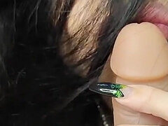 Hairjob From Lip Smelling Bimbo Goddess