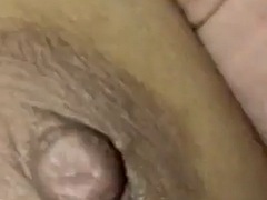 18 year old brunette with big saggy tits from New York USA fucks her stepbrothers big cock