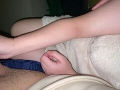 Leie, Asiatisch, Paar, Besamung, Milf