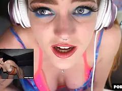 Carly Rae Summers Reacts to ROUGH POWER FUCK MAKES HER BRAIN MELT - PF Porn Reactions Ep IV