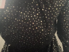 Getting Naked to Try on Designer Dresses in a Posh Boutique Shop