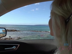 Amateur, Blonde, Doigter, Orgasme, De plein air, Pov, Chatte, Nénés