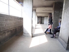 rough black dick goth double holed