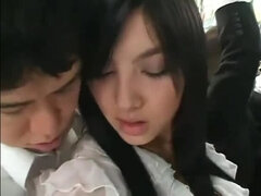 Beautiful Japanese Wife Seduce and Fuck Co Passenger