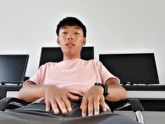 China boy cum masturbation cute teen college media room