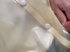 Kondom, Fetish, Homoseksuel, Håndjob, Hjemmelavet, Ungarnsk, Latex, Offentlig