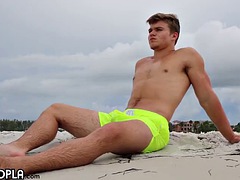 Stunning new teen jock Kyle Dean