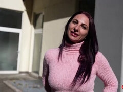 German Scout Picks Up Inked MILF Devil Akita For First Casting Fuck - Long Labia & Squirting Orgasm