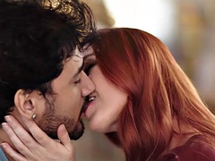 Redhead MILF beauty gets her pussy destroyed by a perverted fucker