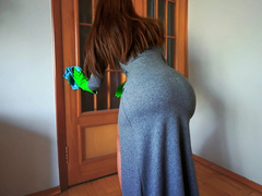 Hot Step Mom Catches Step Son Hard - Will She Ride Him Cowgirl?