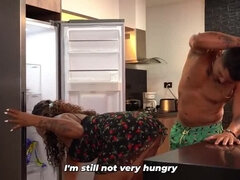 Big Ass Maid Fucks Boss While Wife Away - Doggystyle & Blowjob