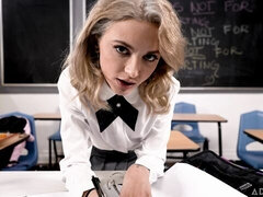 Naughty Student Asks for Extra Detention