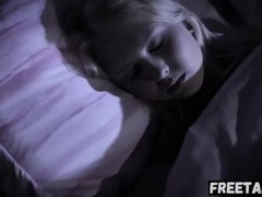 Step Sister Sleepover Turns Wild with BFF - Carolina Sweets & Lily Rader in Taboo Threesome