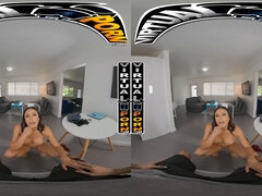 Cassie Del Isla gets her tight ass drilled in virtual reality POV with virtual porn