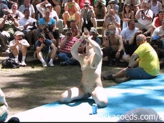 Chicago Amateurs Grease Grappling At Naturist Resort
