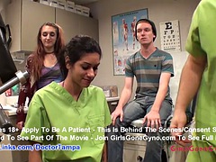 Ami Rogues new student gyno exam by doctor in tampa on camera