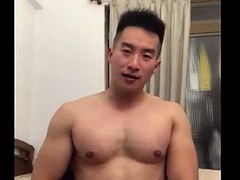 Asiatisch, Schwul, Handjob, Masturbation, Solo