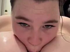 Store smukke kvinder, Store bryster, Dildo, Pov, Solo