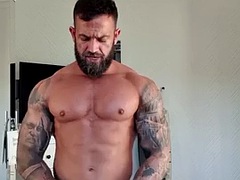 Amatoriale, Grande cazzo, Gay, Muscolo, Tatuaggi