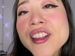 Asmr joi, cum on face, japanese