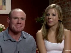 ブロンド, 古典, ダブル開発, フェムドム, フェティッシュ, オーガズム, ペニスバンド, 三人