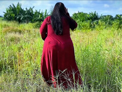 Hot Indian Muslim Girl Aria Mia Outdoor Public Hardcore Fuck with Big Dick - Chubby Desi Outdoor Sex