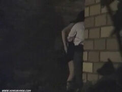 2 Japanese Couples Night Park Lovemaking