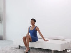 Short Haired Asian Newcomer Alyssa  s XXX Interview