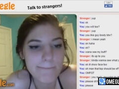 Skinny Omegle teens have a tight body