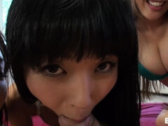 Japanese nasty amateur teens crazy sex clip