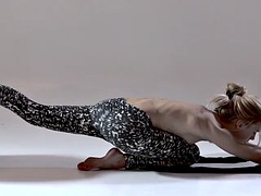 Russian hairy gymnast Rita Mochalkina