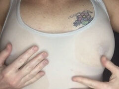 Solo nipple play, solo female nipple, asmr