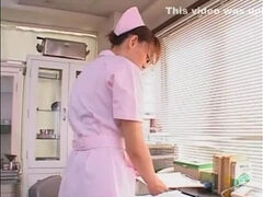 Fabulous Japanese chick Rina Wakamiya in Crazy Nurse/Naasu JAV scene