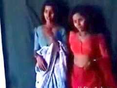 Telingana black Snake enjoys bang-out with 2 Fair North Indian Girls