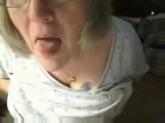 Wild screwable grandma having joy on webcam