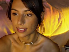 Amateur, Nana, Brunette brune, Masturbation, Huilée, Portugaise, Jouets, Webcam