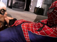 Lexi Swallows SpiderMan