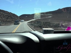 Haleakala and the nude beach with Winter!