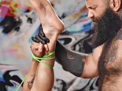 Anal, Bondage domination sadisme masochisme, Sucer une bite, Homosexuelle, Poilue, Tatouage