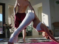 Mia Malkova likes her yoga teacher