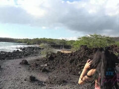 You take Sadie to Hawaii, and hit the nude beach!