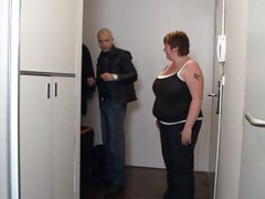 화장실, 크고 아름다운 여자, 큰 엉덩이, 큰 가슴, 약간 뚱뚱한, 체코인, 유럽인, 젖가슴