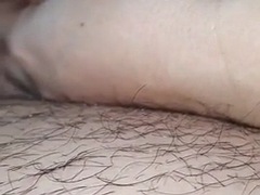 Risky stepmom handjob under the blanket makes her stepson hard