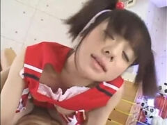 Exotic Japanese slut Hikaru Wakana in Incredible Cunnilingus, Cheerleaders JAV movie