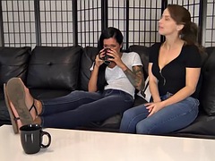 Lesbian foot worship