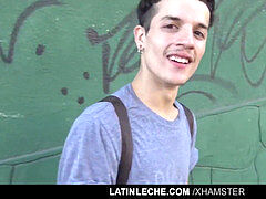 LatinLeche - boy wooed to inhale Dick on Film