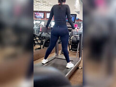 Candid Albanian phat backside wide Hip PAWG in Gym
